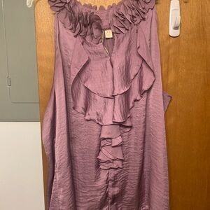 Asdiva, XL, Purple sleeveless top, very lightweight